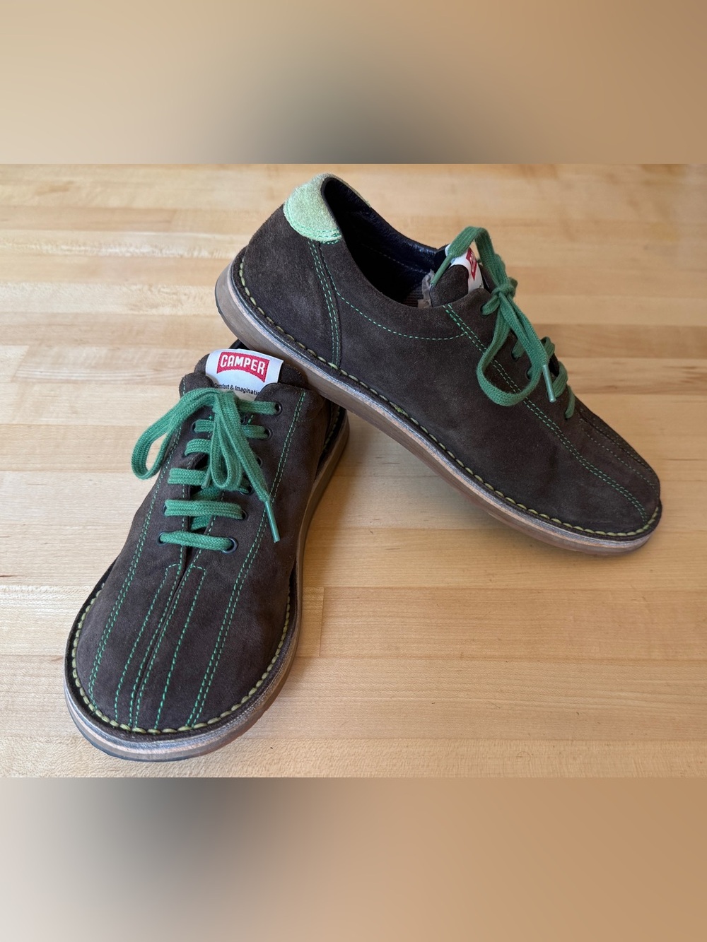 CAMPER Vintage Beetle Suede Shoes - Size EU 40 / Men's 7.5 / Women's 9.5 *EUC*